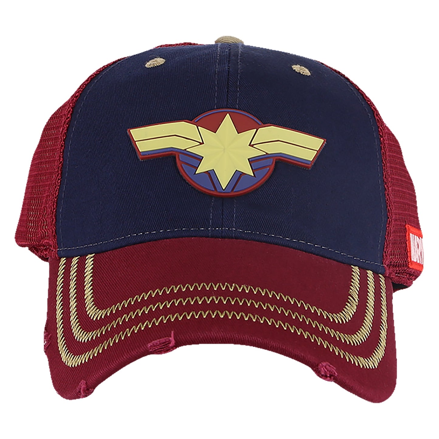 Navy Captain Marvel Trucker Baseball Cap