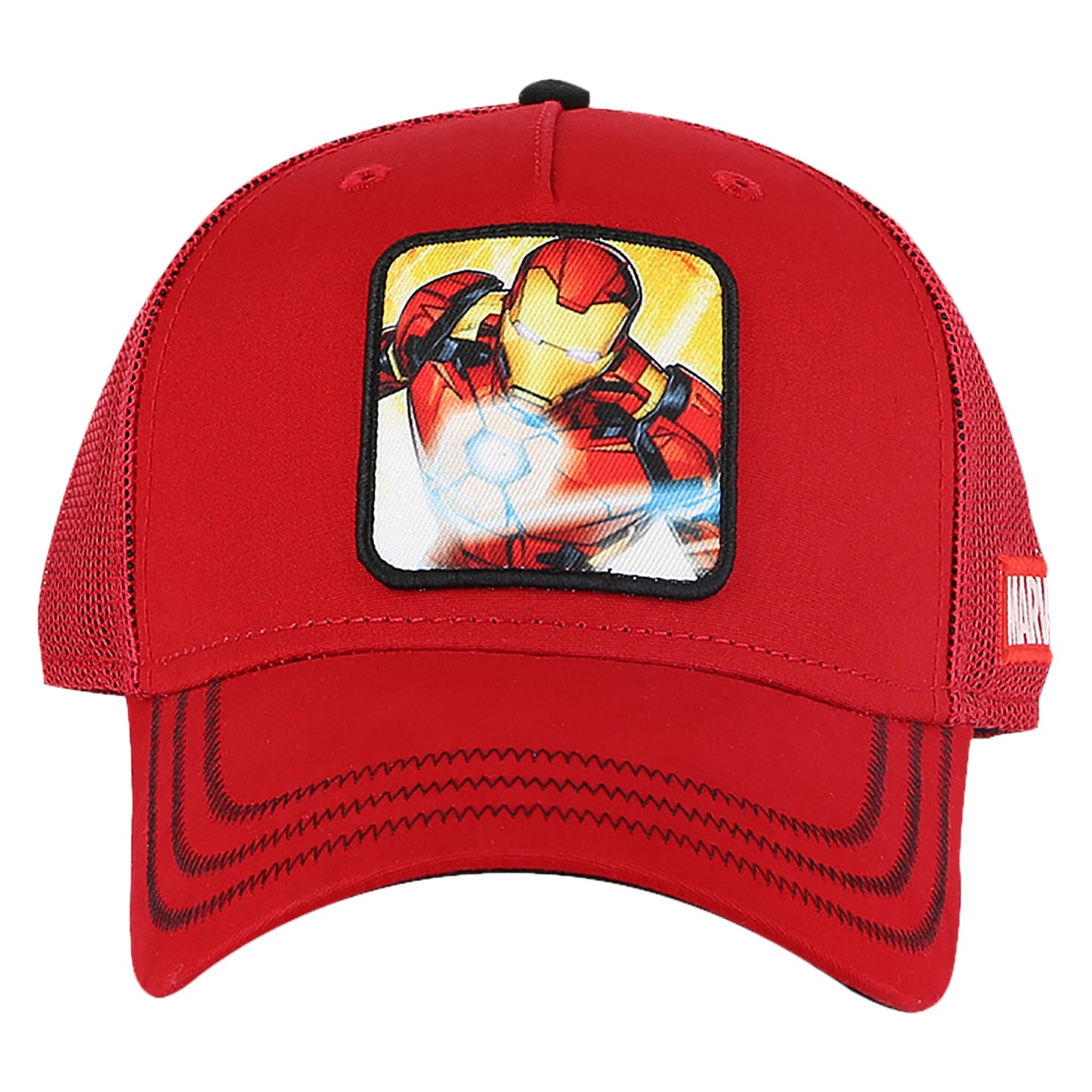 Black Iron Man Baseball Trucker Cap