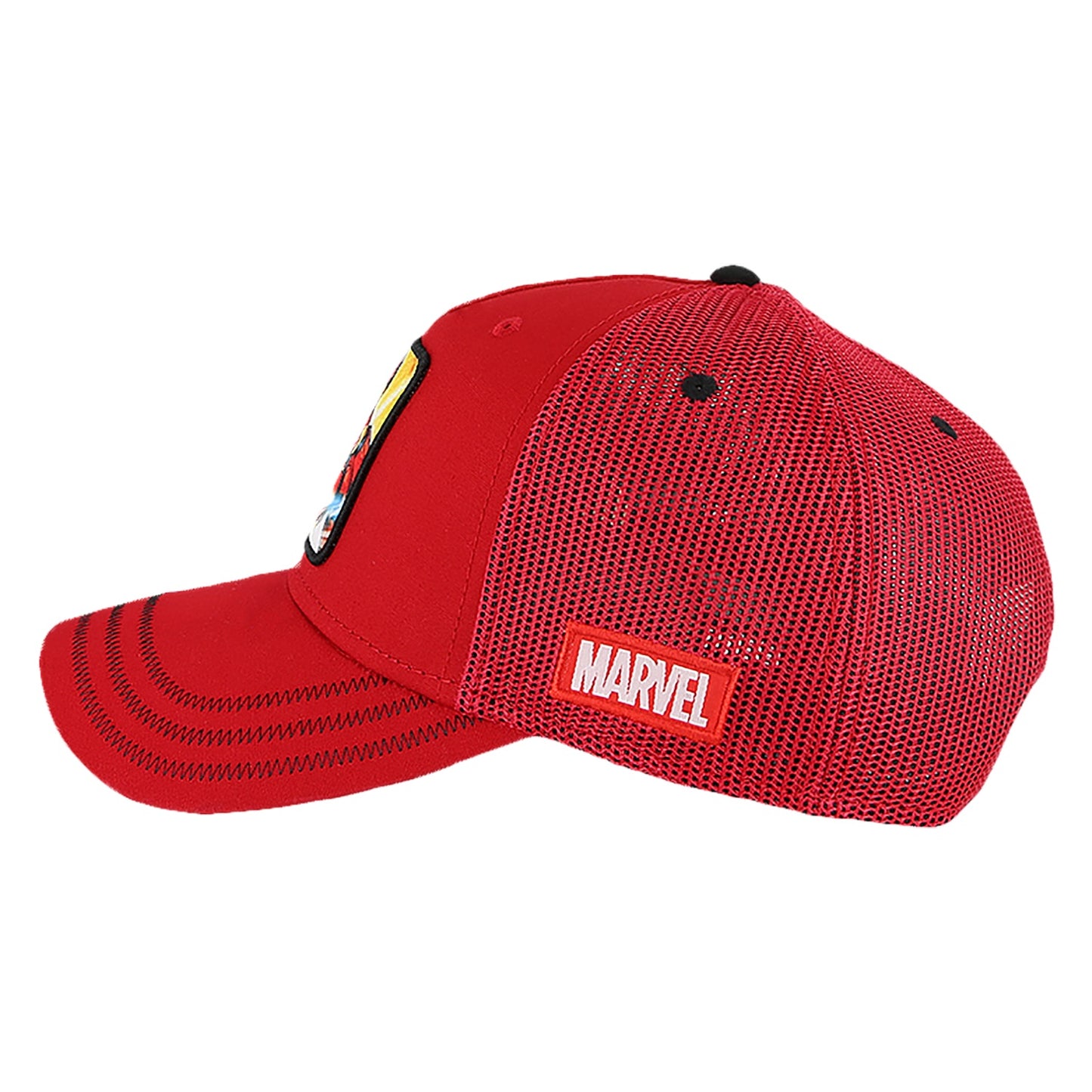 Black Iron Man Baseball Trucker Cap