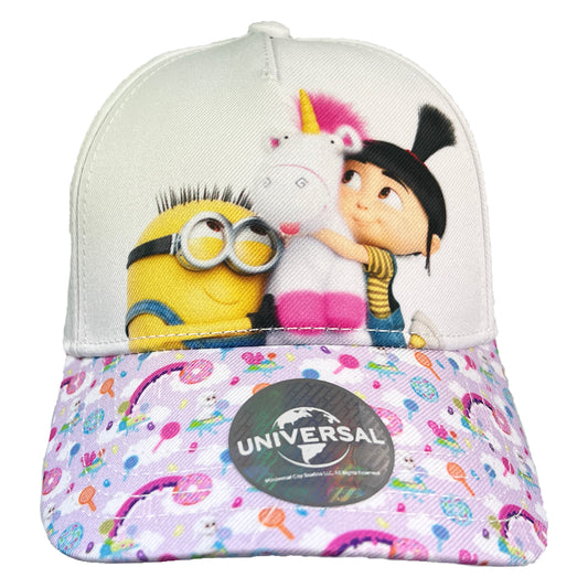 Kids Despicable Me Baseball Cap in White