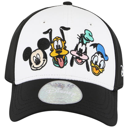 Kids Mickey Mouse Baseball Cap in White