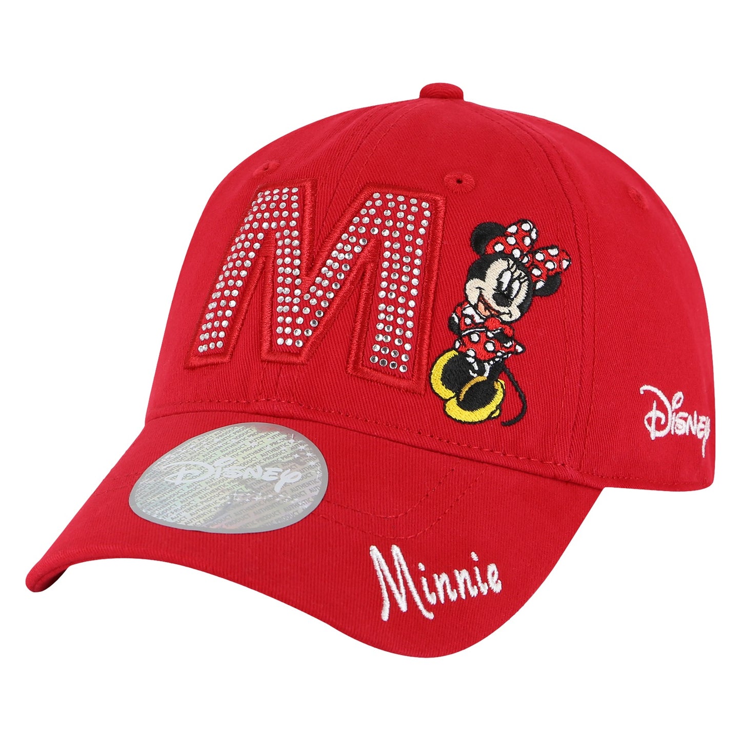 Kids Minnie Mouse Baseball Cap in Black